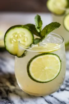 Cucumber Lime Mocktail Refresh